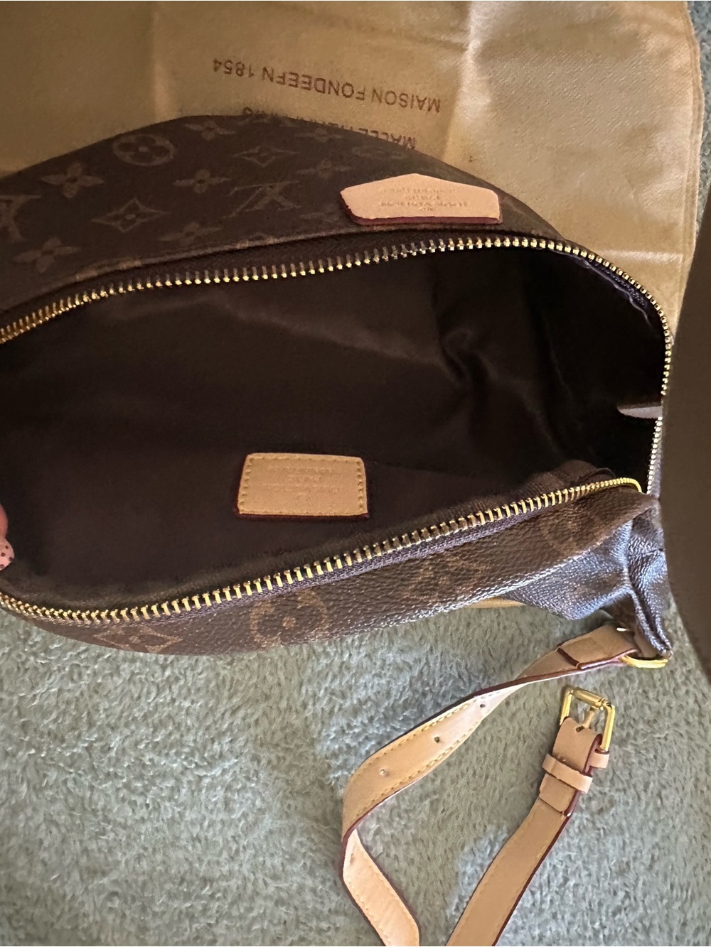 Brown Monogram Crossbody Bag